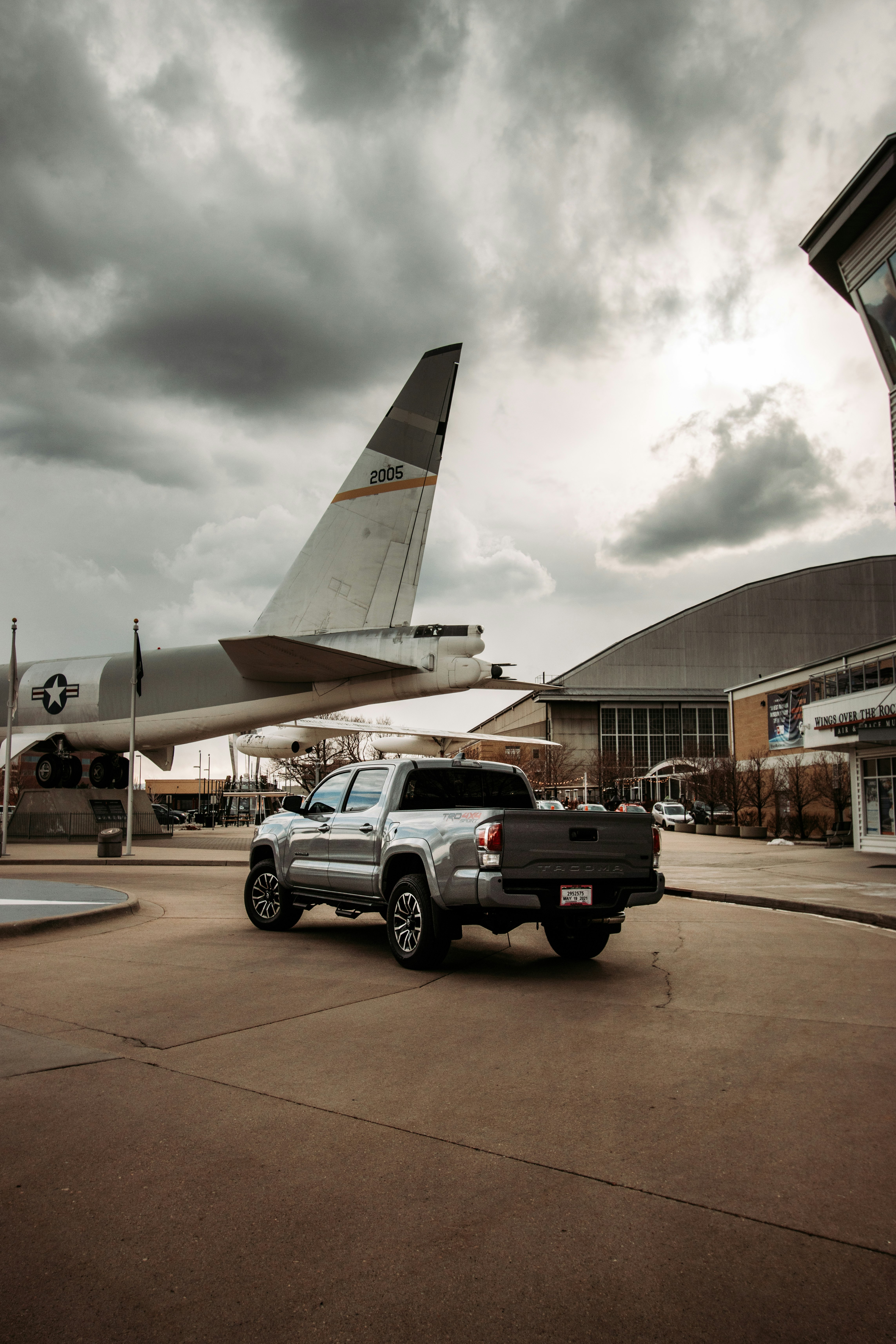 black crew cab pickup truck parked on parking lot during daytime